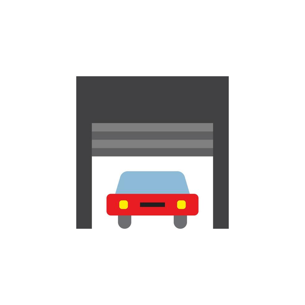 garage icon vector for website symbol icon presentation