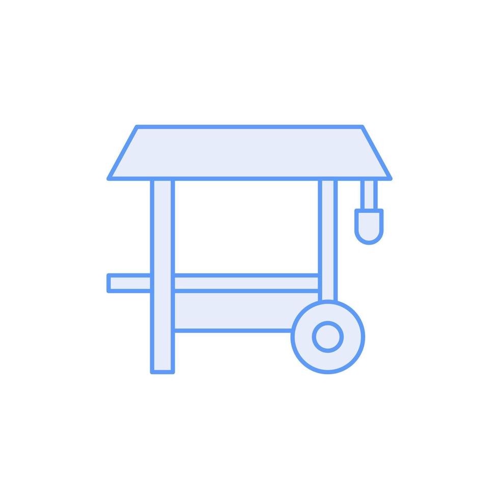 street food cart vector for website symbol icon presentation