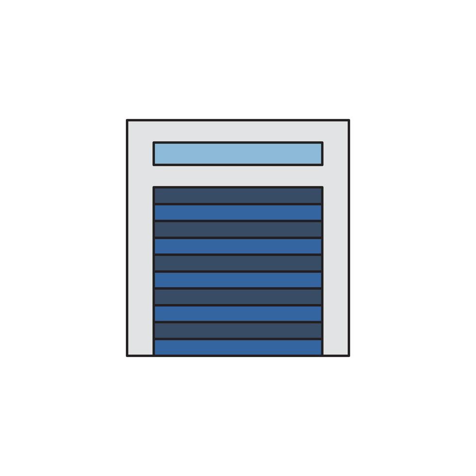 garage icon vector for website symbol icon presentation