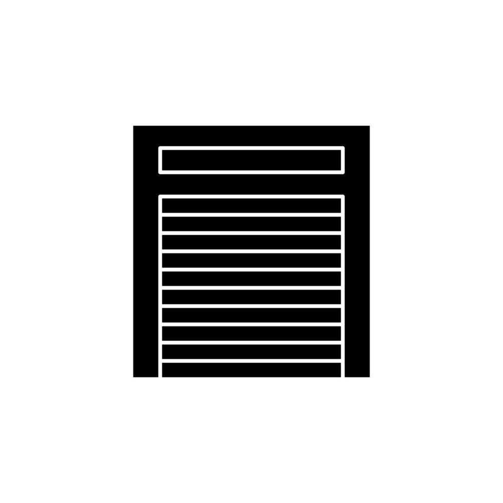 garage icon vector for website symbol icon presentation