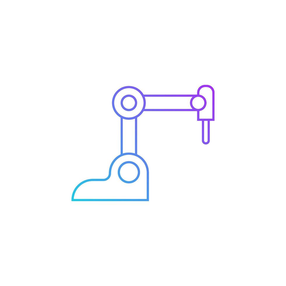 robotic porcess automation vector for website symbol icon presentation