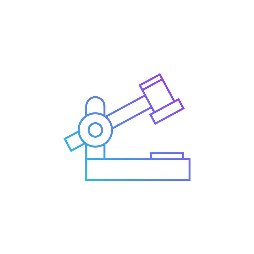 robotic machine vector for website symbol icon presentation