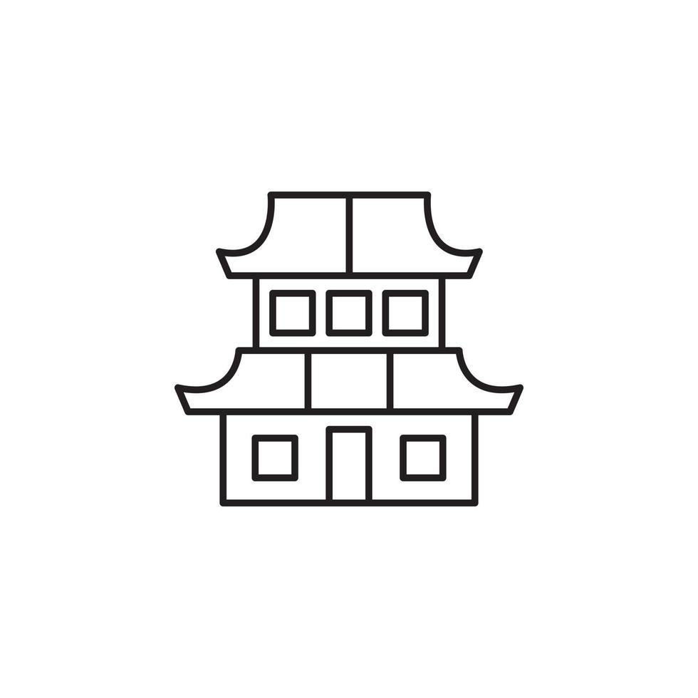 Traditional house vector for website symbol icon presentation