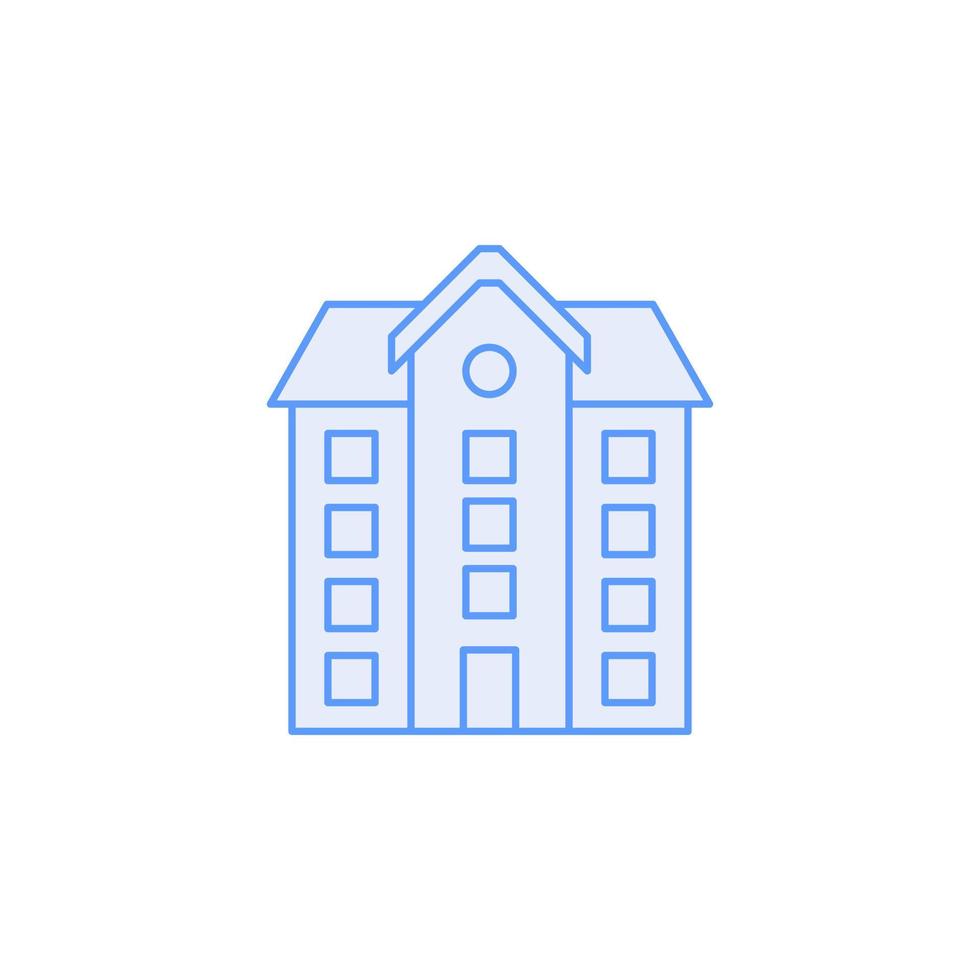 school building vector for website symbol icon presentation