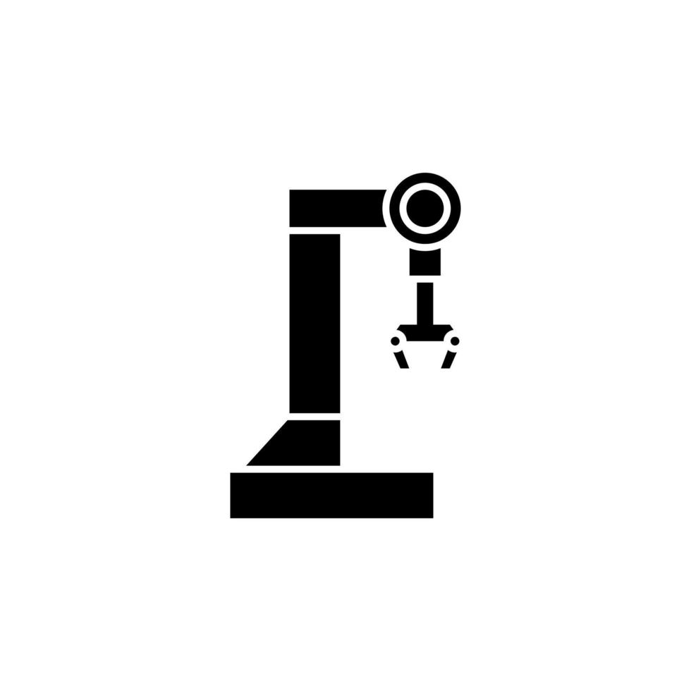 vector de brazo de robot para presentación de icono de símbolo de sitio web