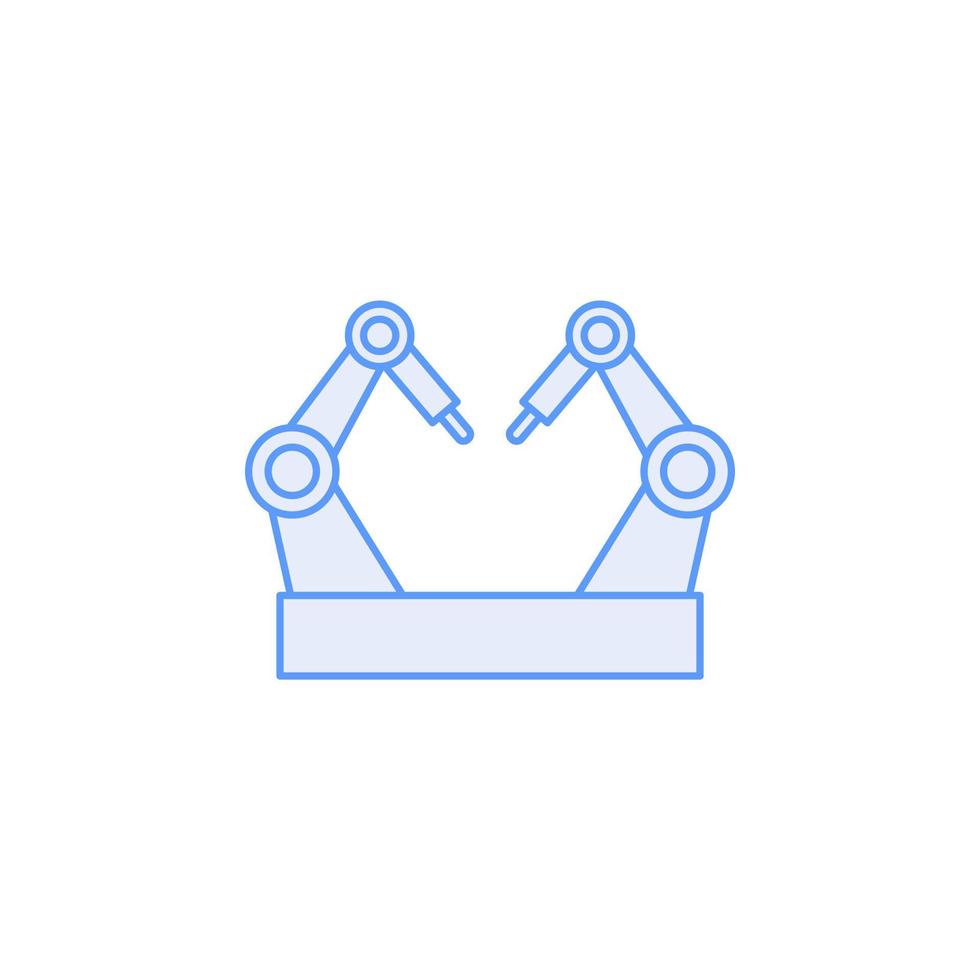 robotic porcess automation vector for website symbol icon presentation