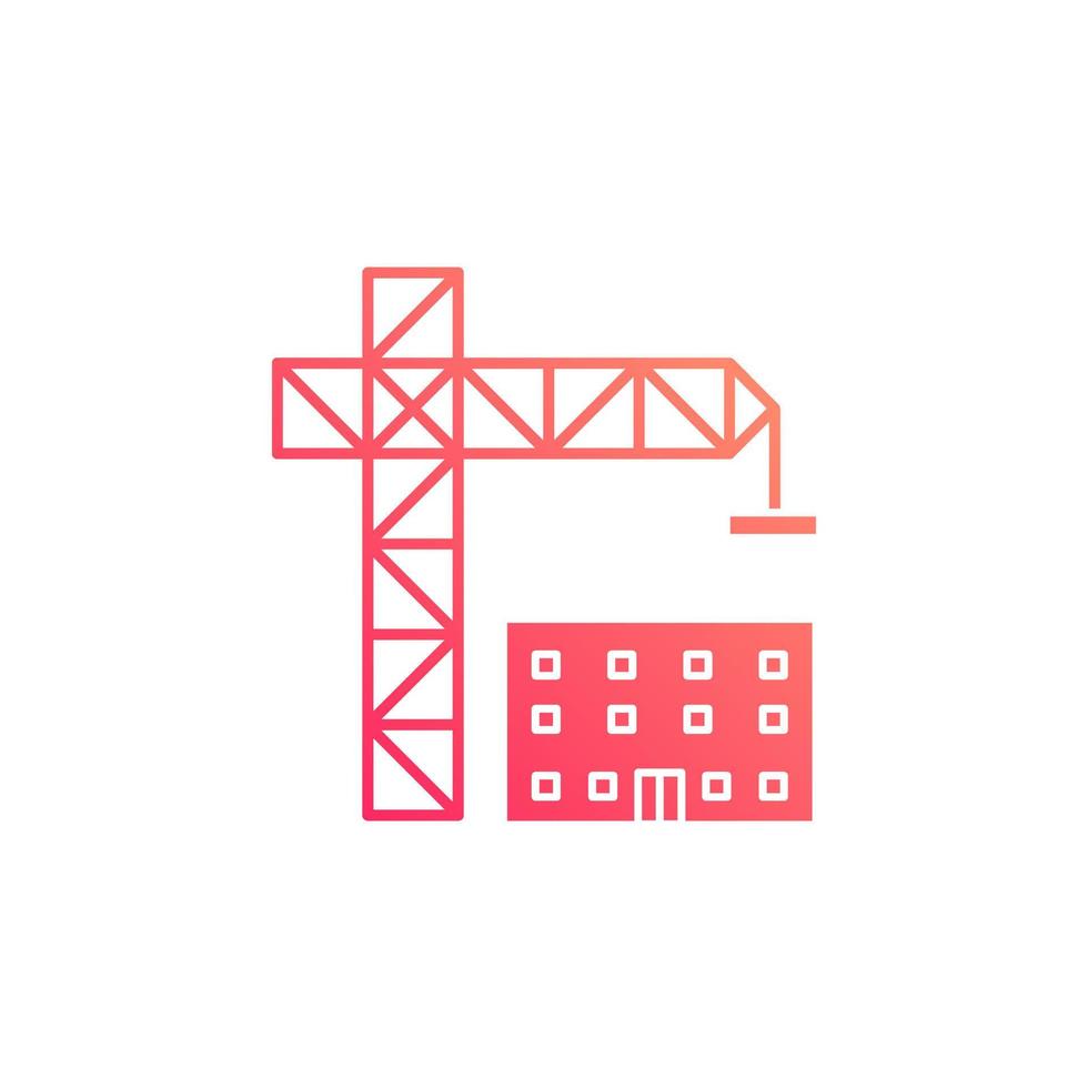 vector de construcción para presentación de icono de símbolo de sitio web
