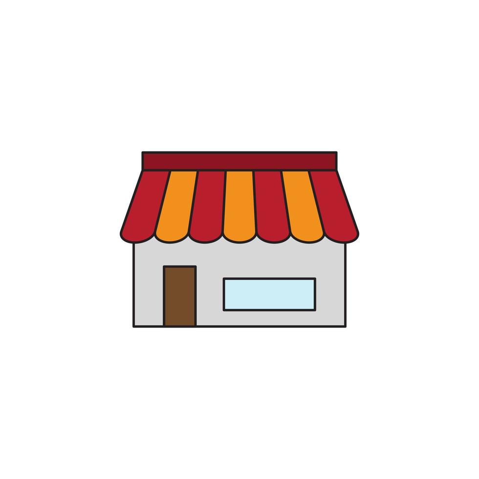 vector de icono de tienda para presentación de icono de símbolo de sitio web