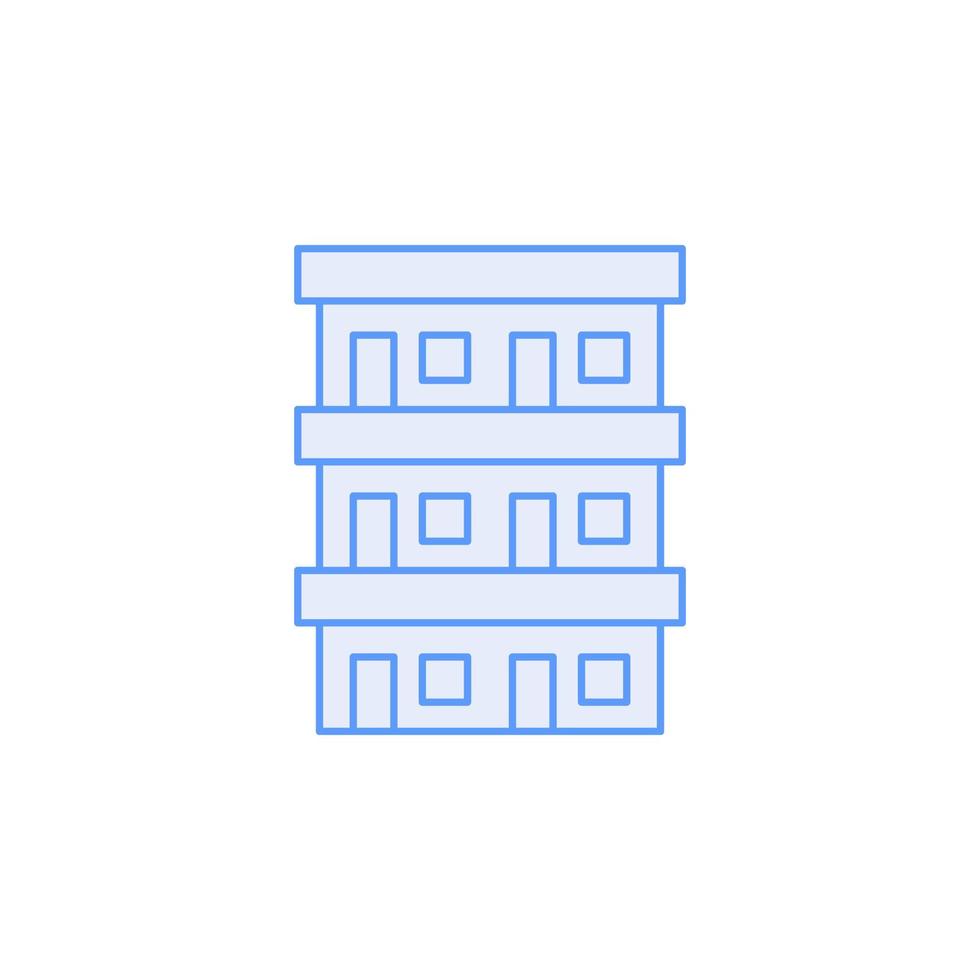 vector de apartamento para presentación de icono de símbolo de sitio web