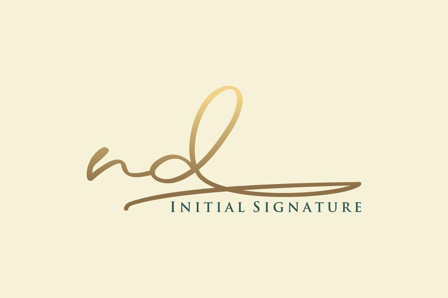 plantilla de logotipo de firma de letra n inicial logotipo de diseño elegante. ilustración de vector de letras de caligrafía dibujada a mano.