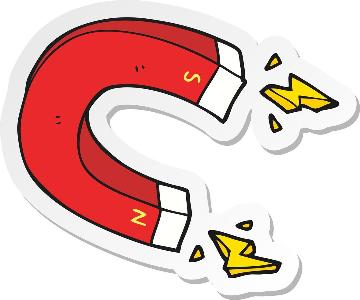 sticker of a cartoon 10780060 Vector Art at Vecteezy