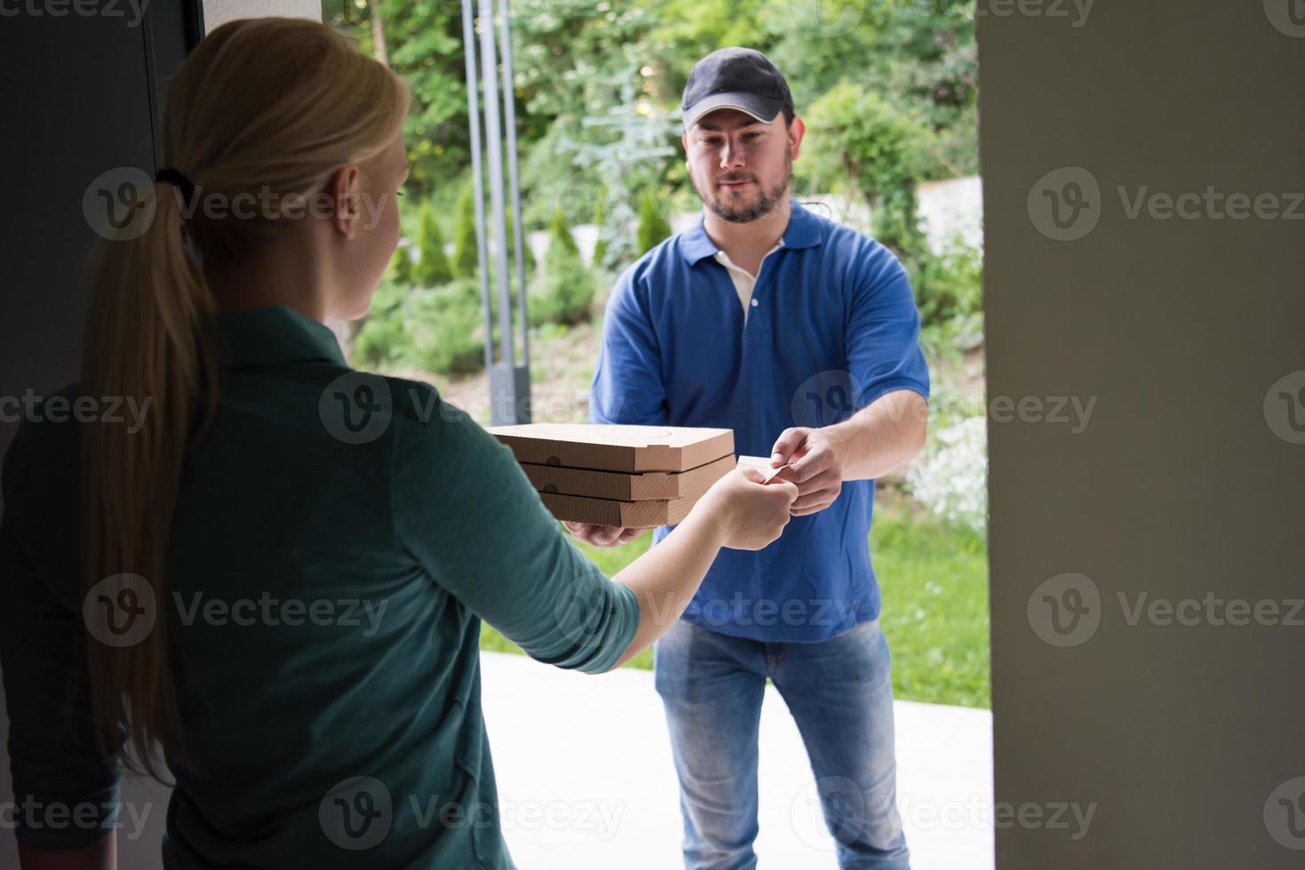 Pizza Delivery Man photo