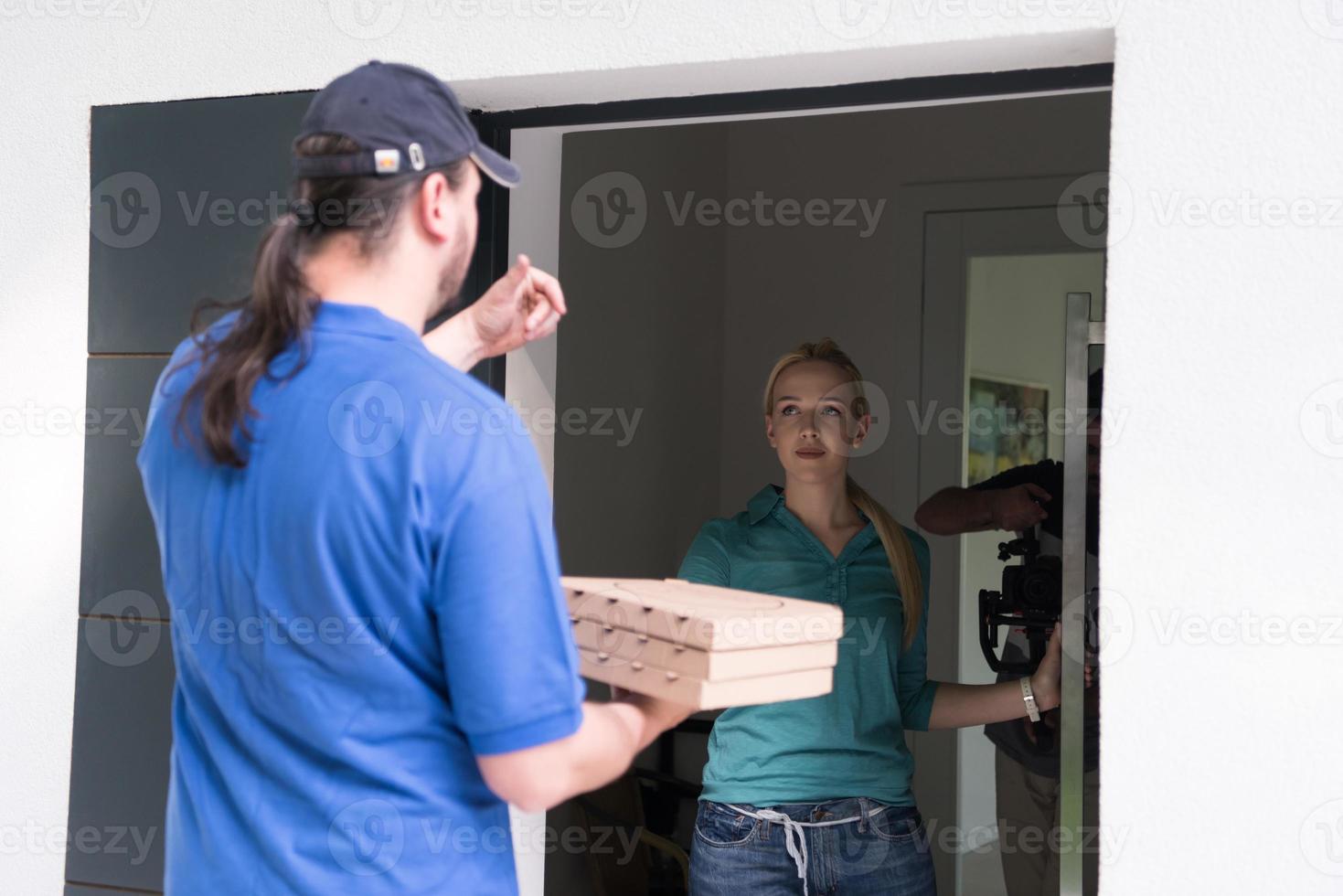 Pizza Delivery Man photo