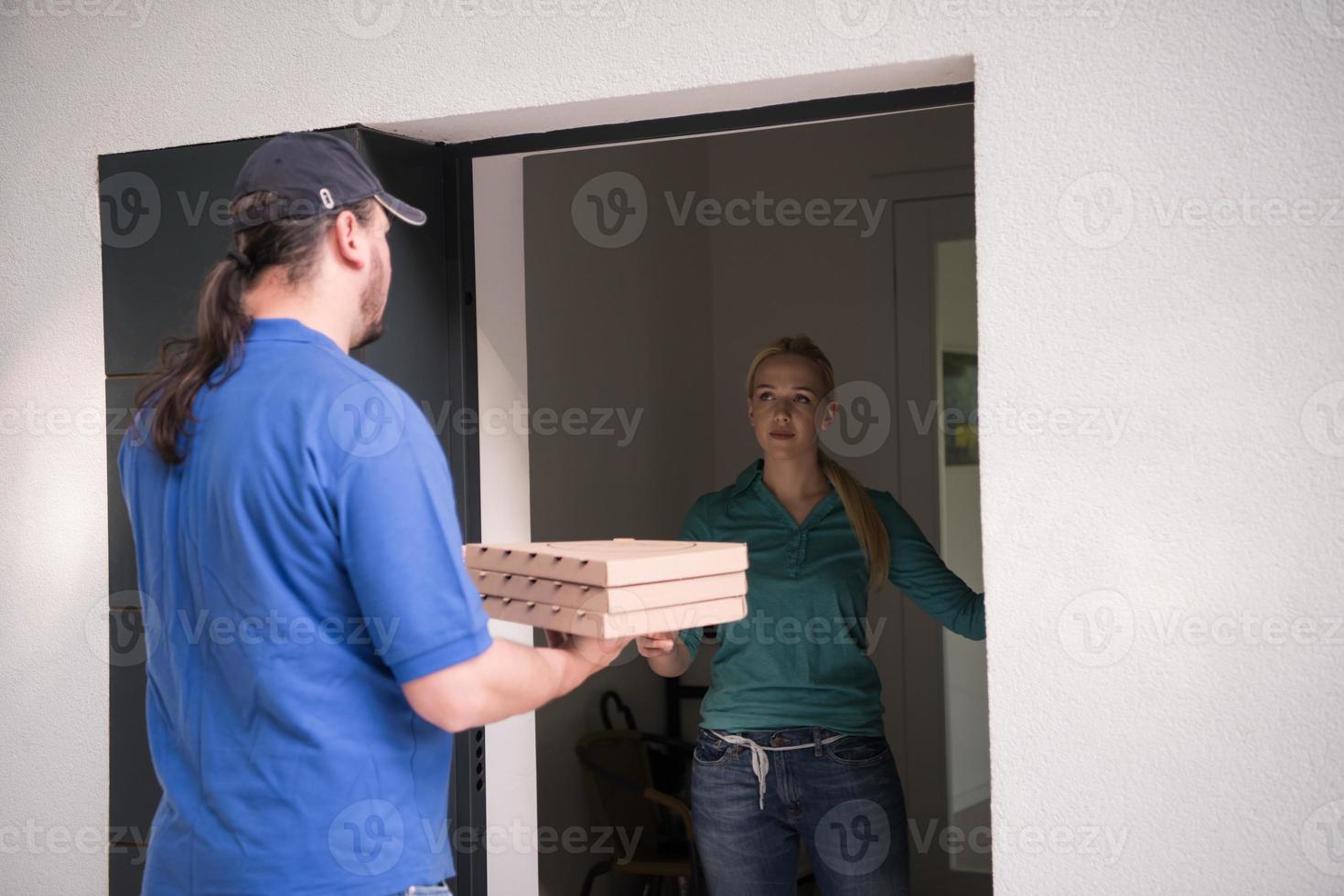 Pizza Delivery Man photo