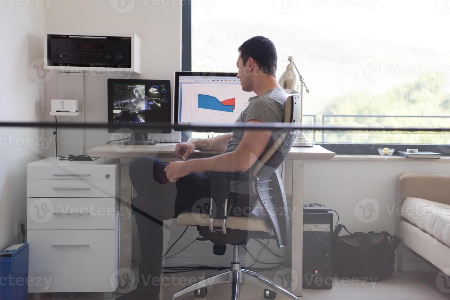 Man in office photo