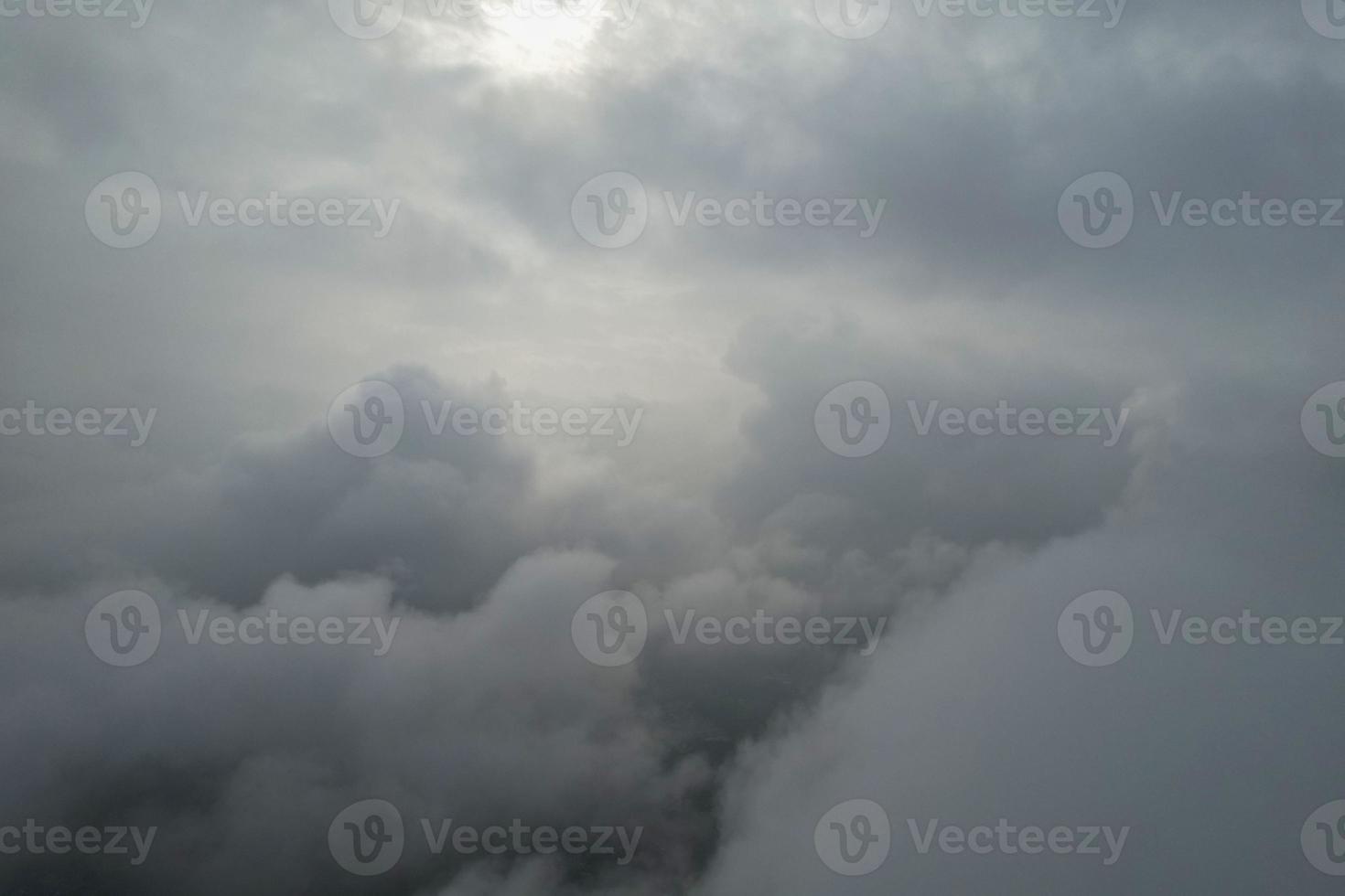 Through the Rain Clouds over the British Town photo