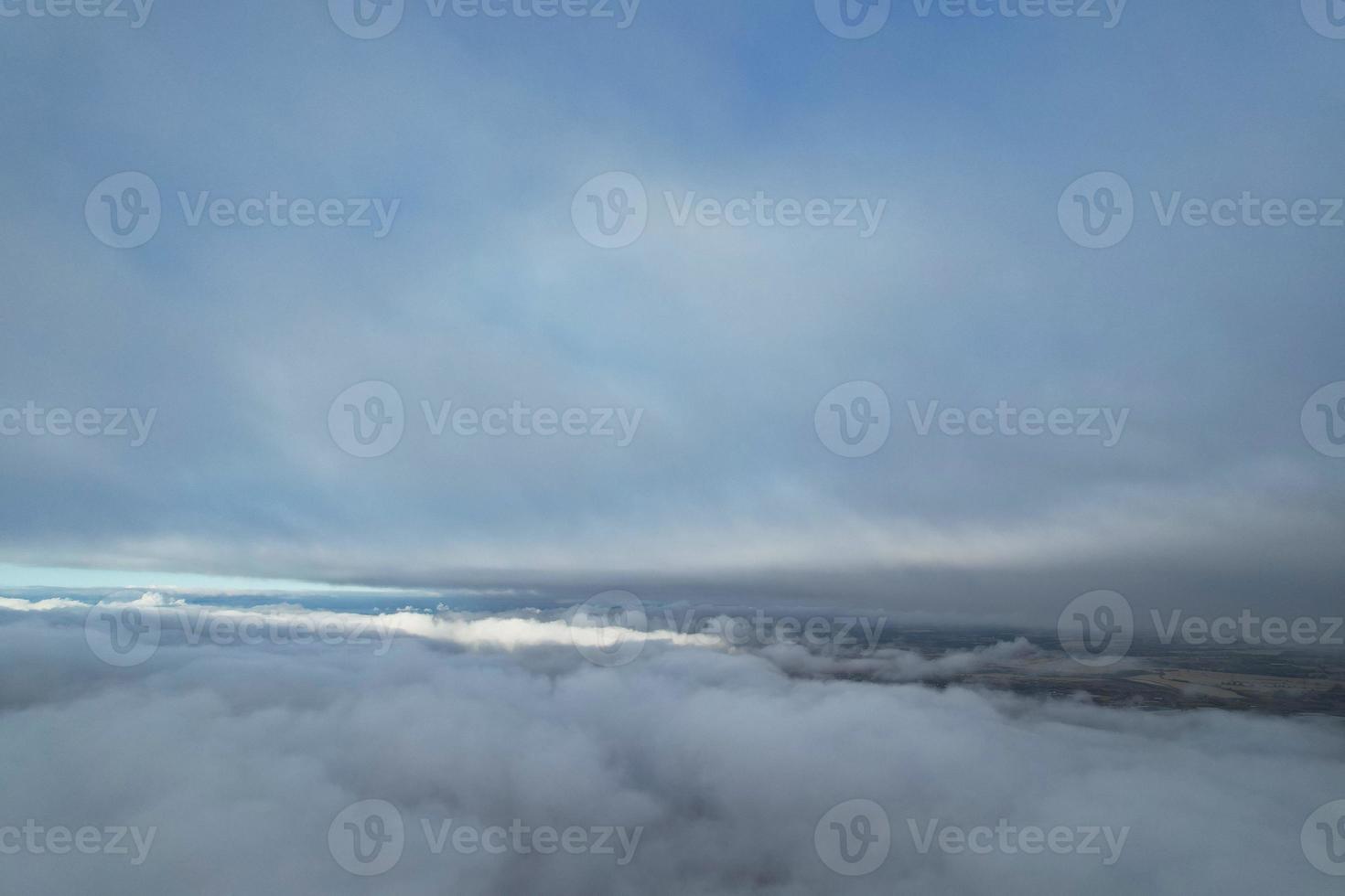Most Beautiful Aerial View of Clouds in the Morning photo