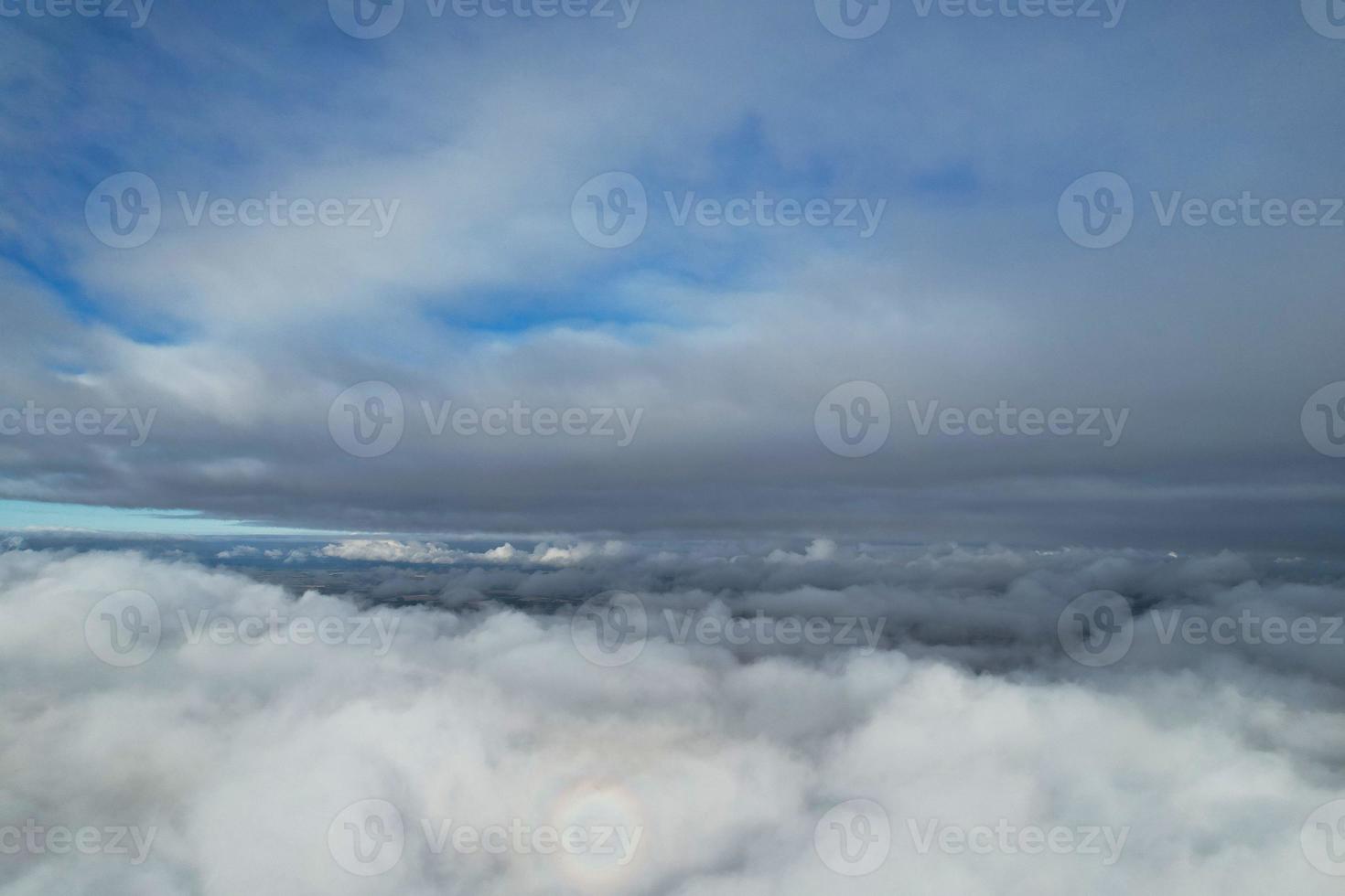 Most Beautiful Aerial View of Clouds in the Morning photo