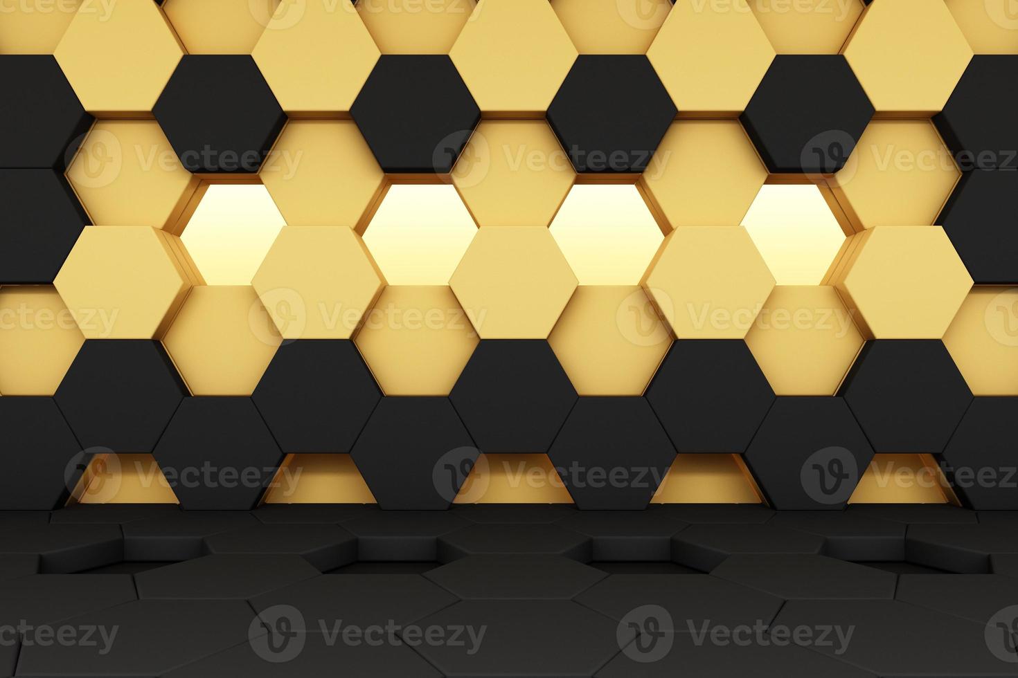 honeycomb color studio set scene 3d render abstract minimal background photo