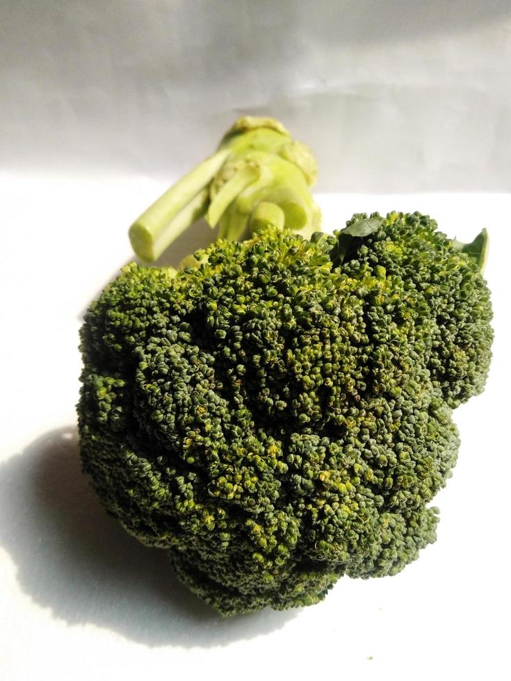 broccoli isolated on a white background, Broccoli is a cultivar of the