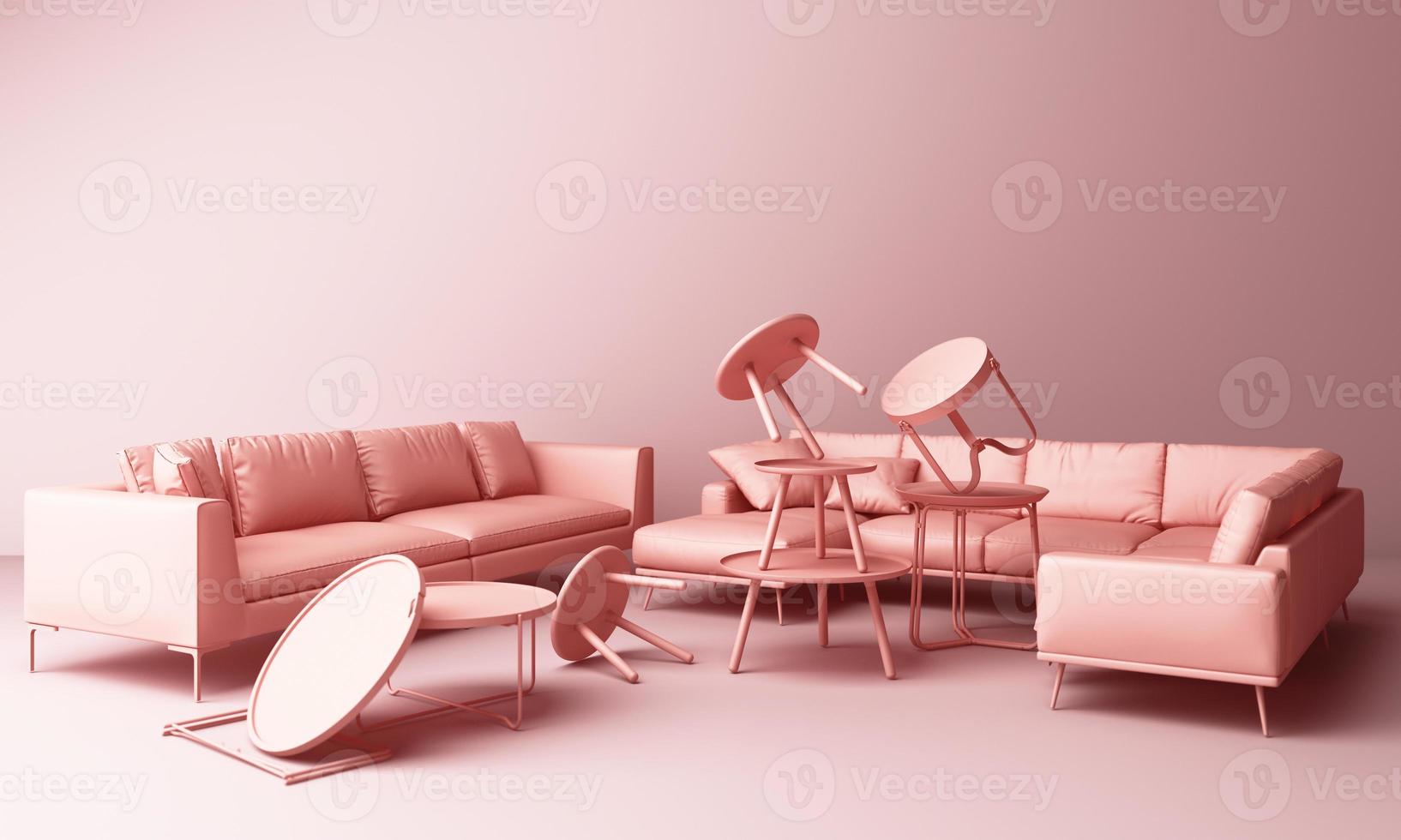 geometric shape memphis style minimal style on pastel color 3d rendering photo