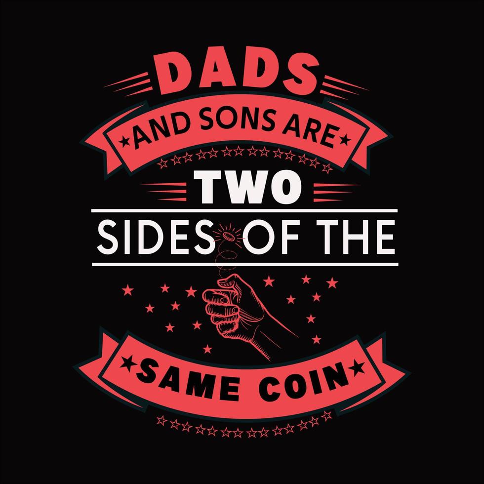 Fathers Tshirt Design vector