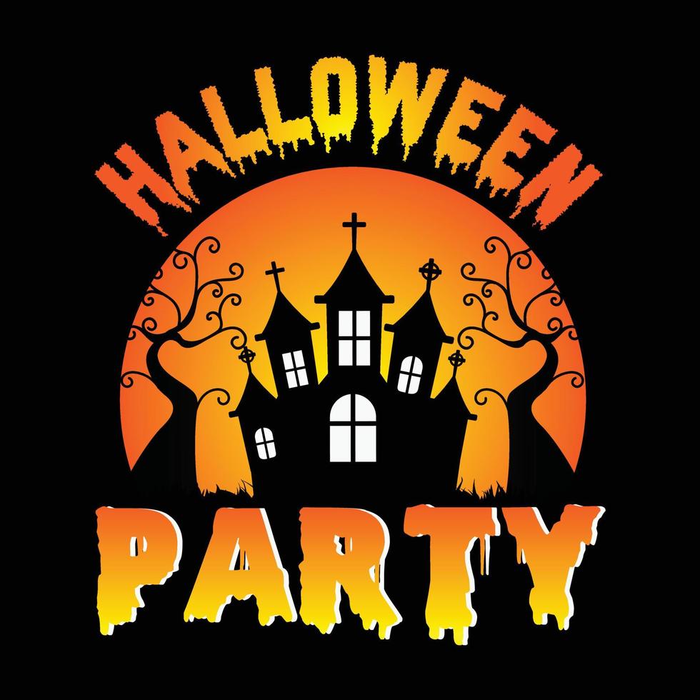 Halloween t shirt design and vector