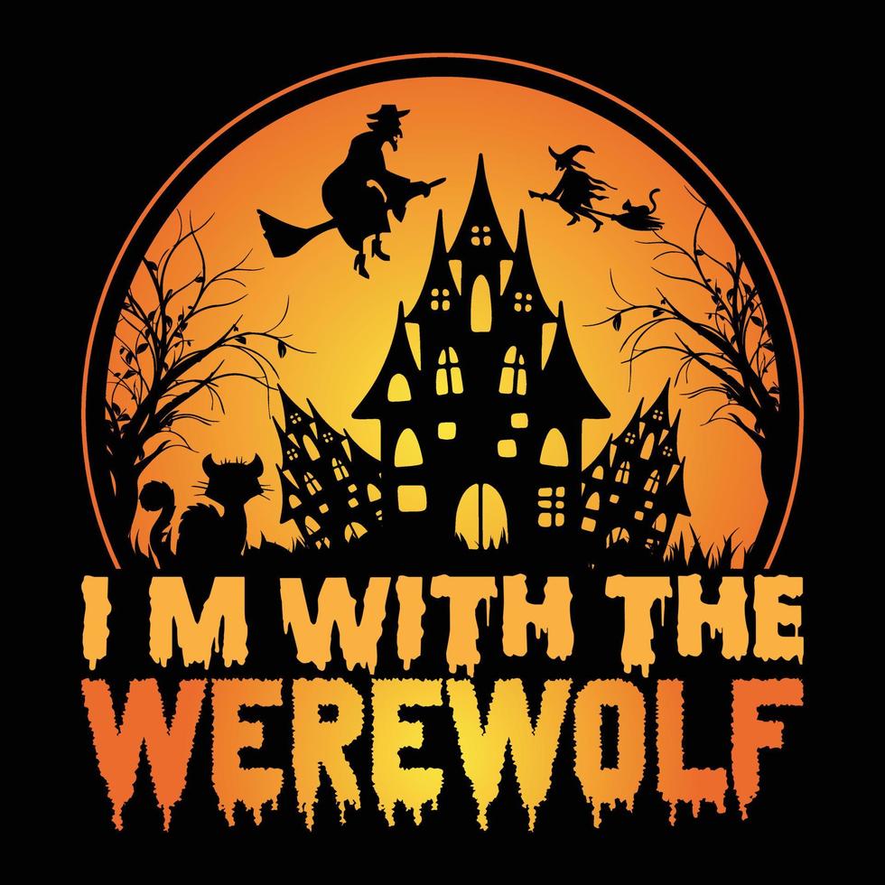 Halloween t shirt design and vector