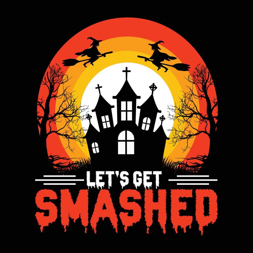 Halloween t shirt design and vector
