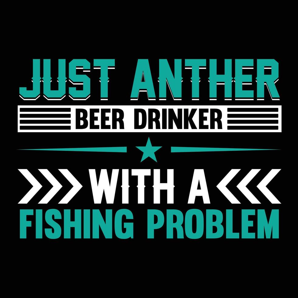 Fishing t shirt design vector