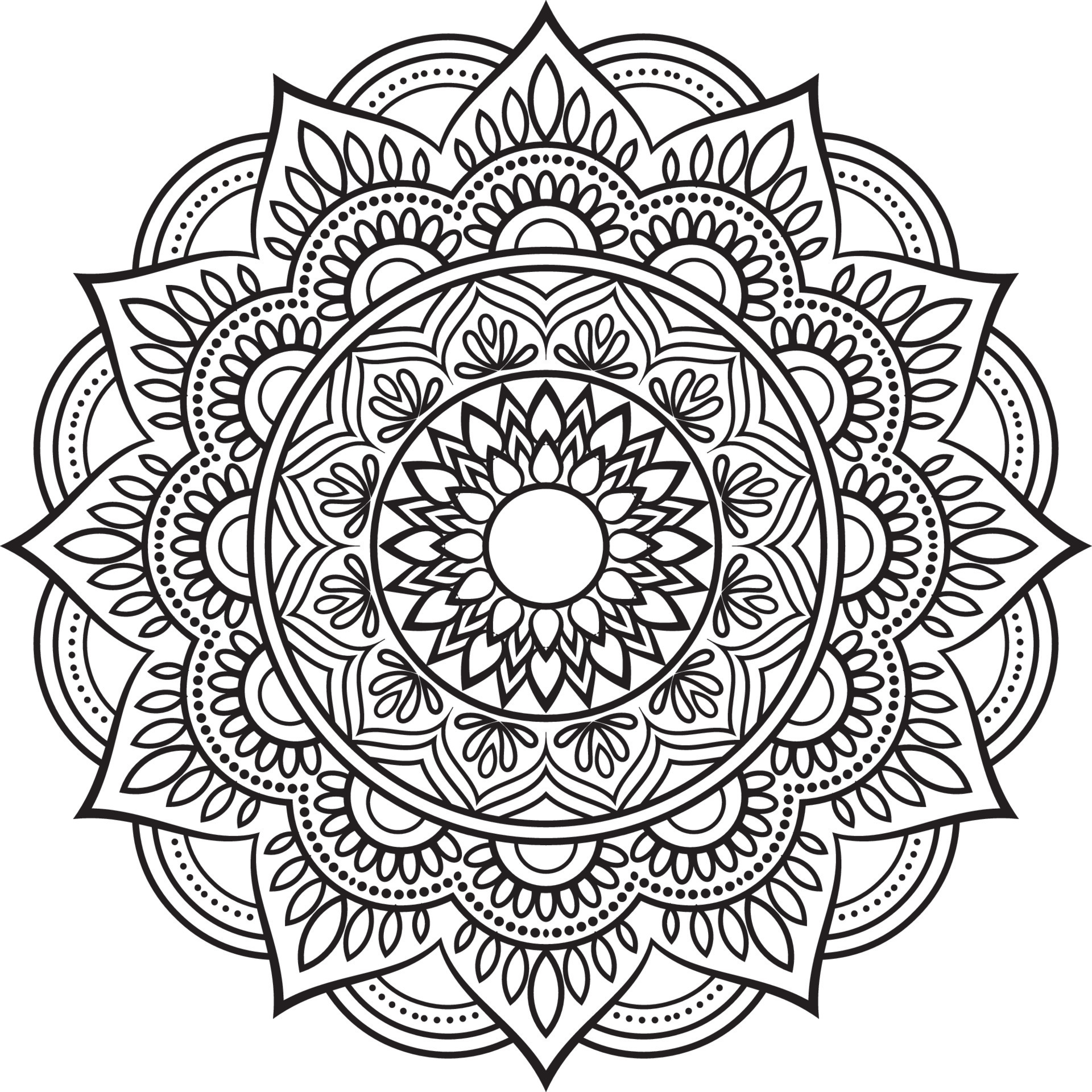 Decorative Mandala Design Line Art Traditional Diwali Rangoli Art For decorative-mandala-design-line-art-traditional-diwali-rangoli-art-for