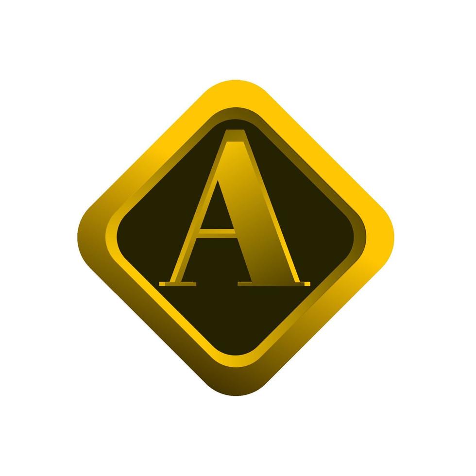 logotipo del alfabeto moderno vector