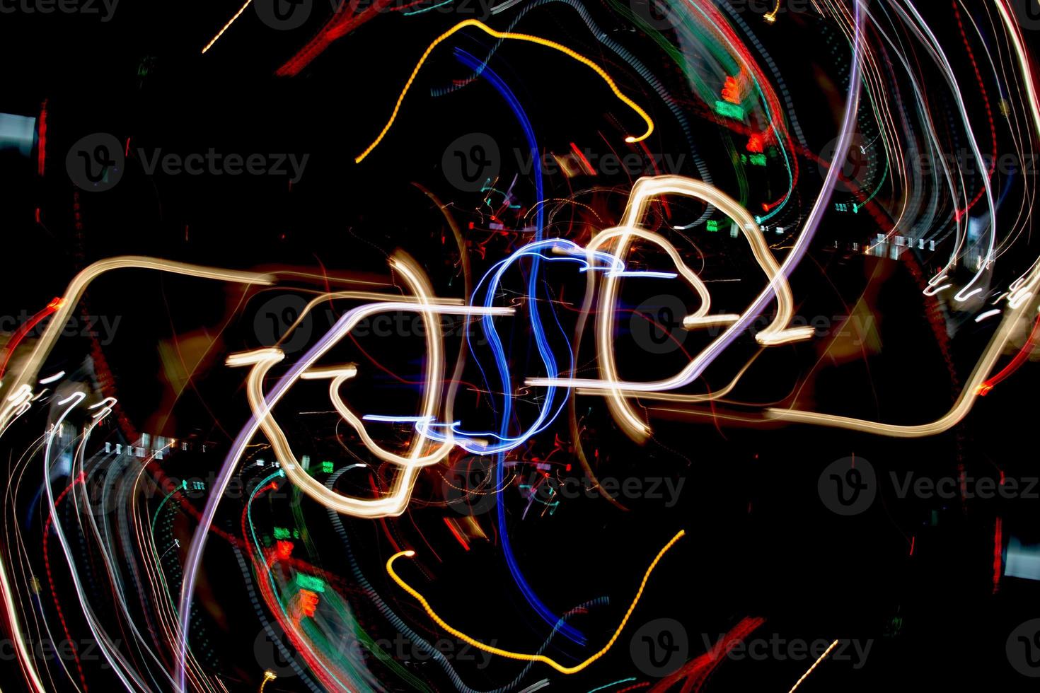 Night light line,abstract background photo