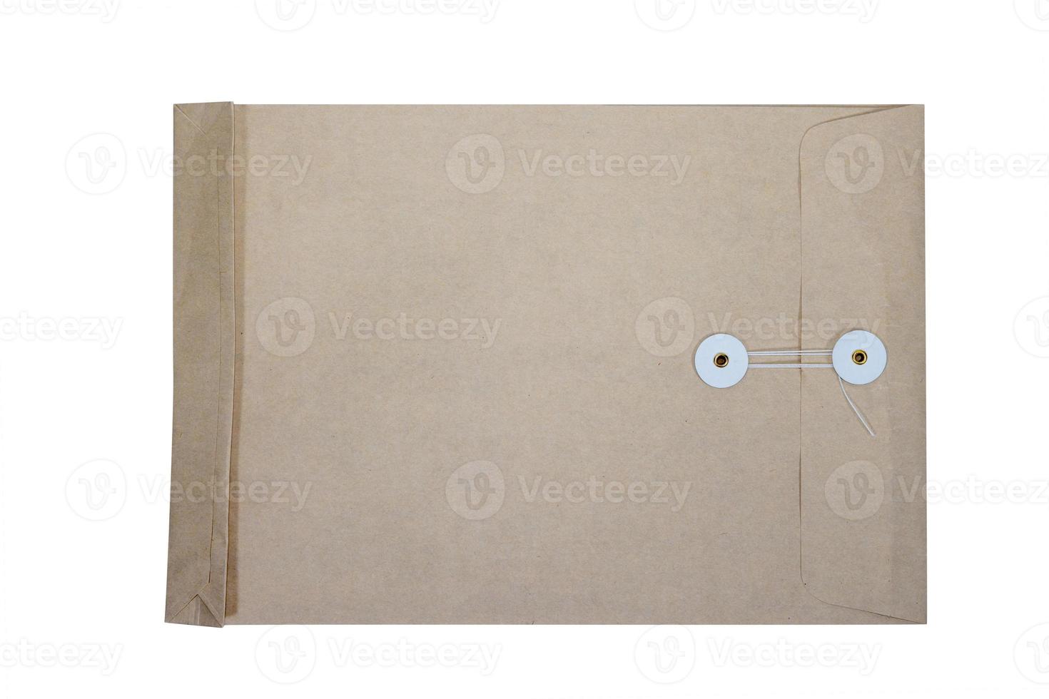 CLASP ENVELOPE,isolated on white background ,clipping path photo