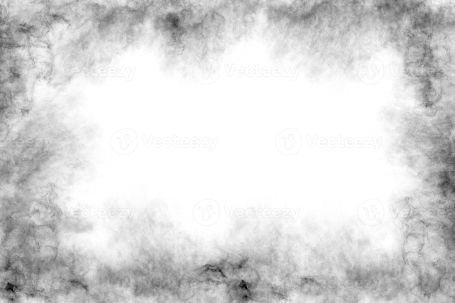 Abstract smoke frame and space,white background photo