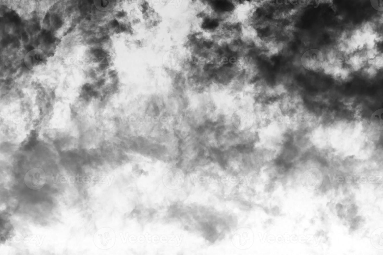Textured cloud,Abstract black,isolated on white background photo