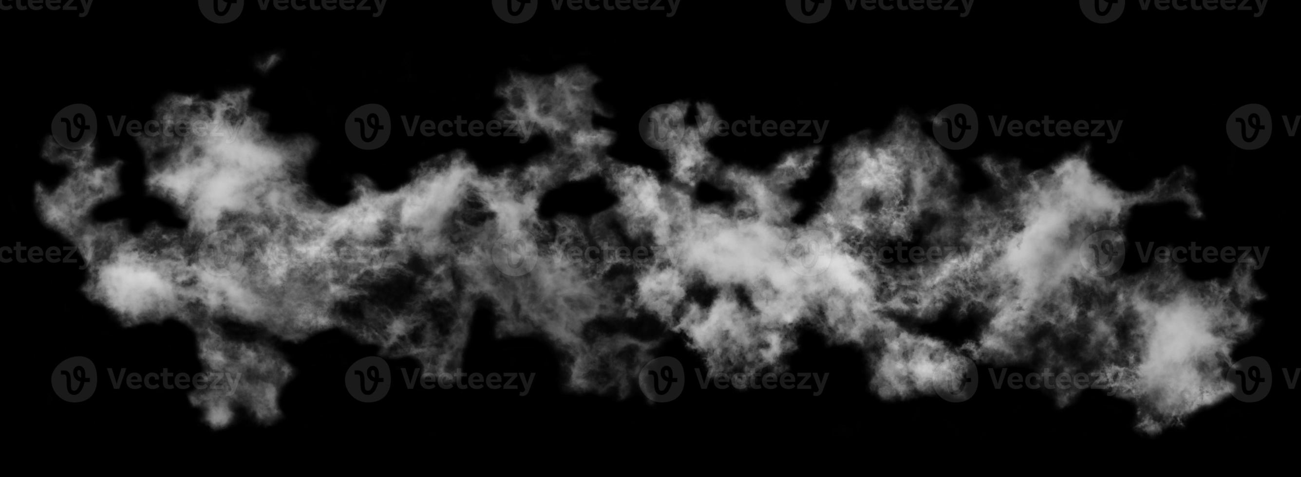 Cloud isolated on black background,Textured Smoke,Abstract black,Panorama photo