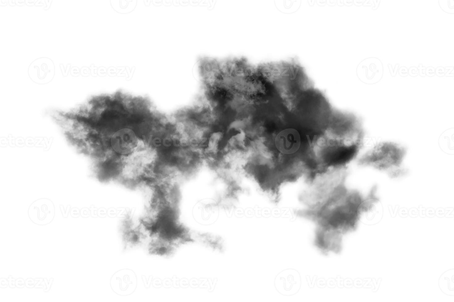 Cloud Isolated on white background,Smoke Textured,Abstract black photo