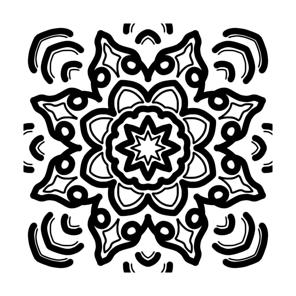 Mandala Pattern Digital Paper vector