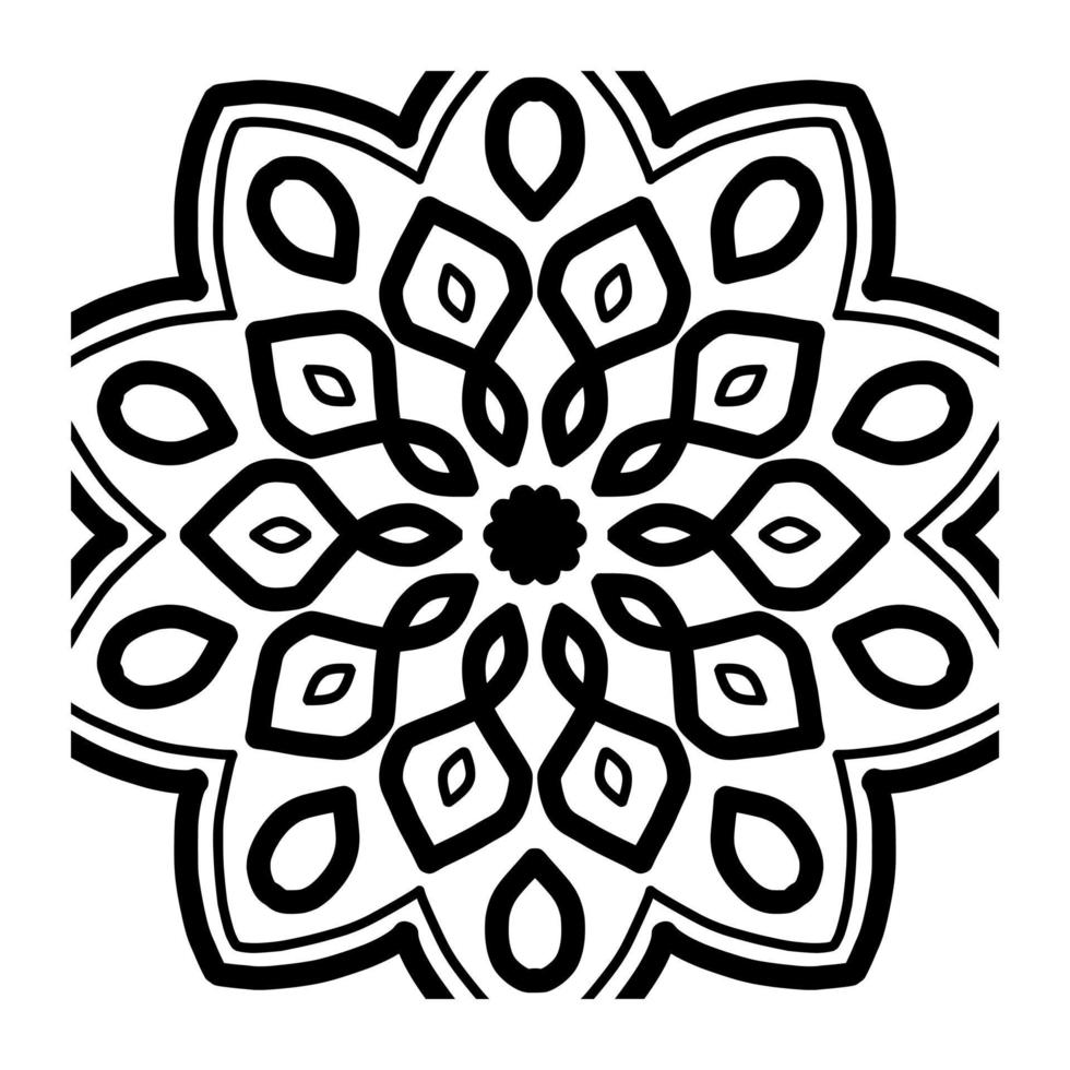Mandala Pattern Digital Paper vector