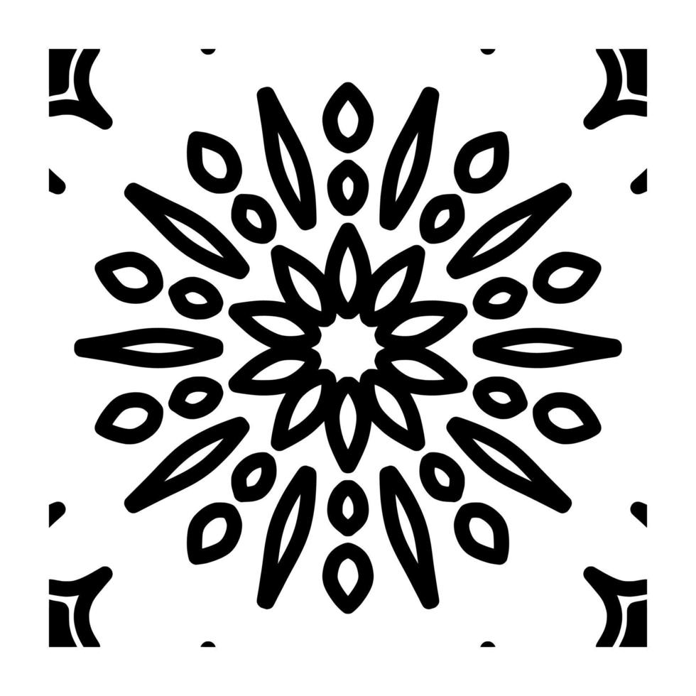 Mandala Pattern Digital Paper vector