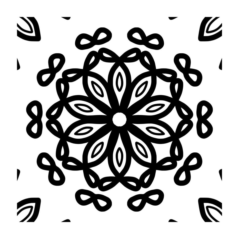 Mandala Pattern Digital Paper vector