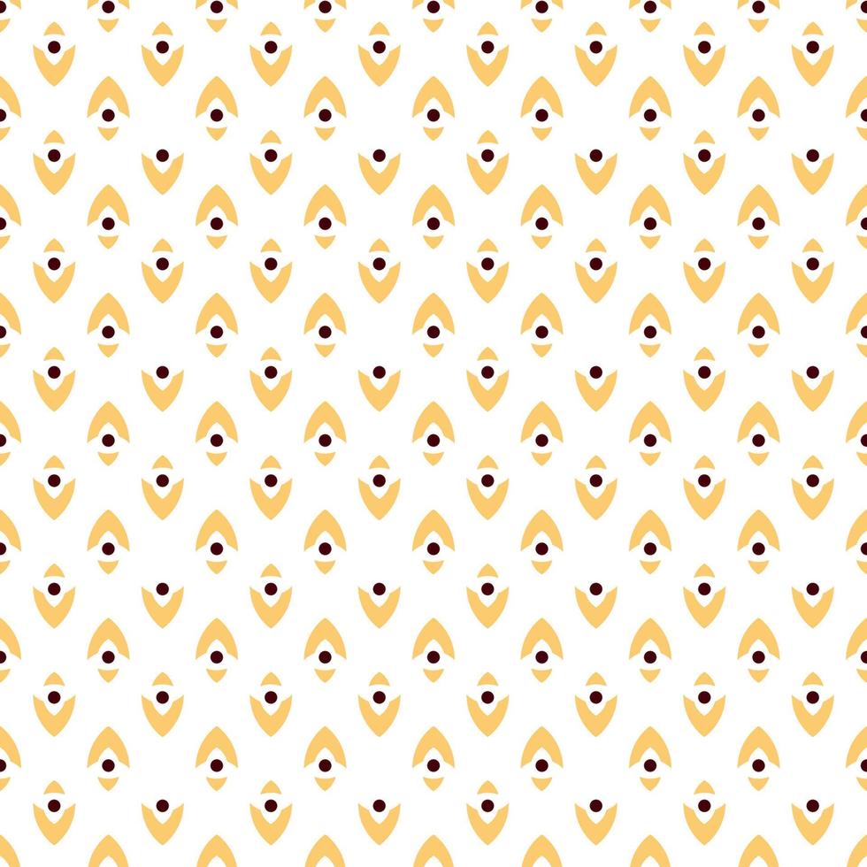 Vector seamless pattern of yellow abstract elements on white background. Perfect for web sites, wrappers, wallpapers, textile