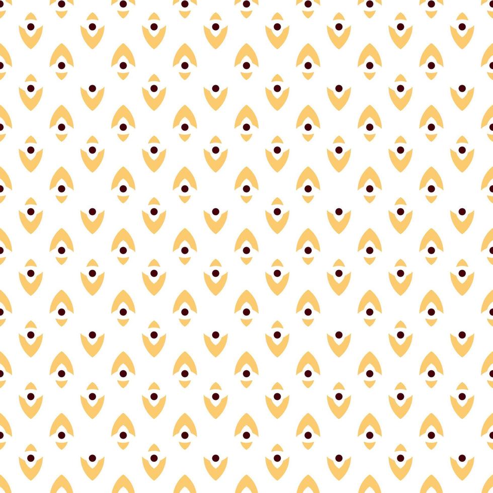 Vector seamless pattern of yellow abstract elements on white background. Perfect for web sites, wrappers, wallpapers, textile