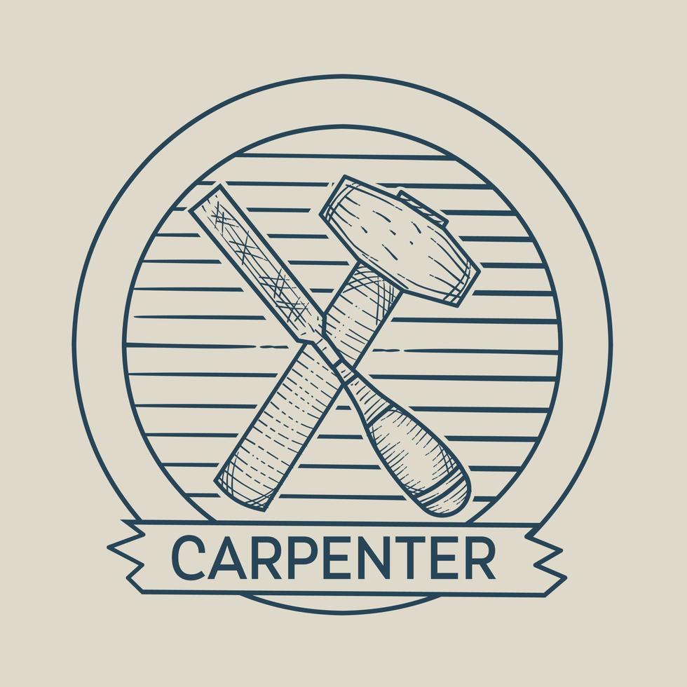 vector de ilustración de carpintero,manitas,herramientas,perfecto para imprimir,etc.