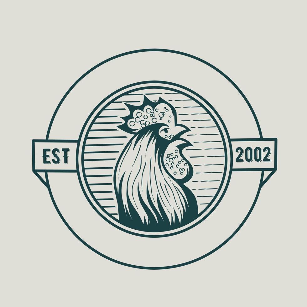 illustration vector of rooster perfect for print,logo,etc.
