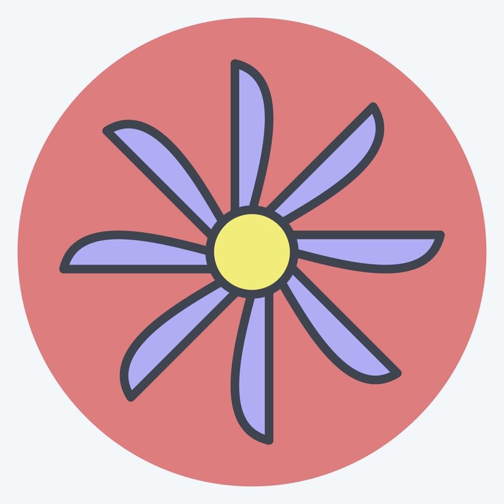 Icon Air Vents. suitable for sportswear symbol. color mate style. simple design editable. design template vector. simple illustration vector
