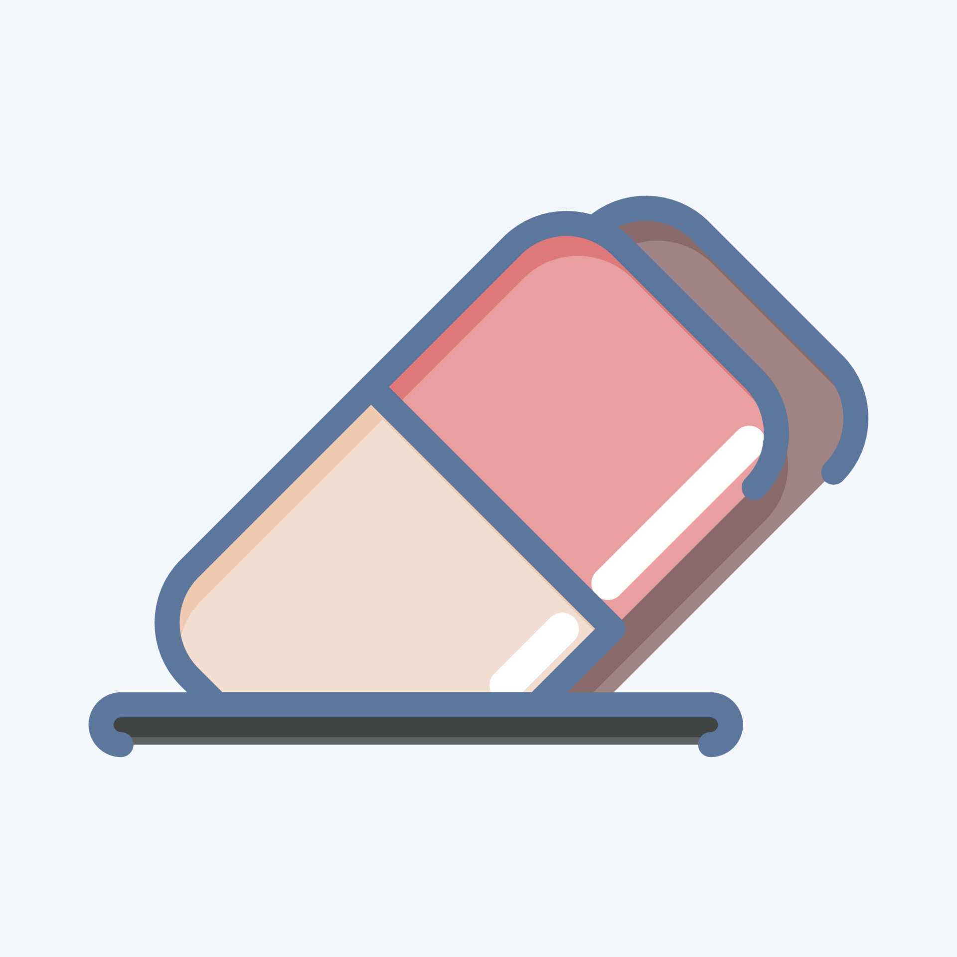 Icon Eraser. suitable for Paint Art Tools symbol. doodle style. simple