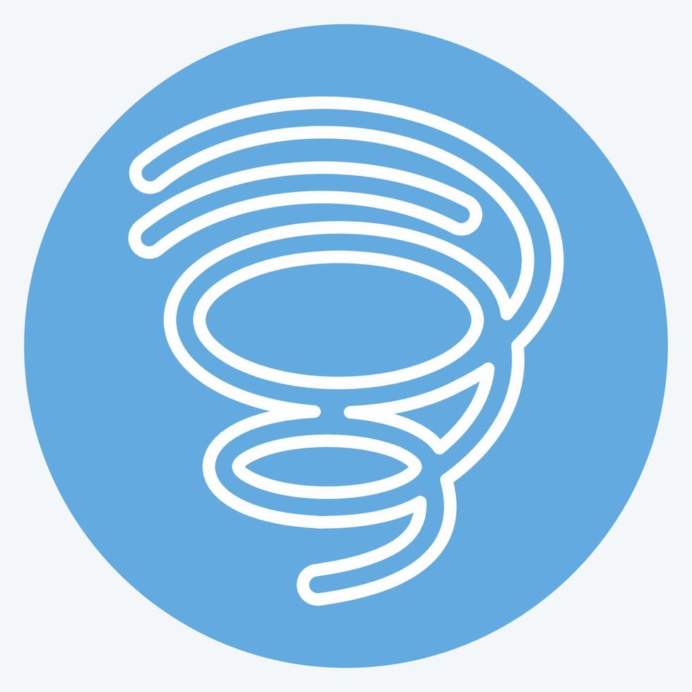 Icon Quick Dry. suitable for sportswear symbol. blue eyes style. simple design editable. design template vector. simple illustration vector