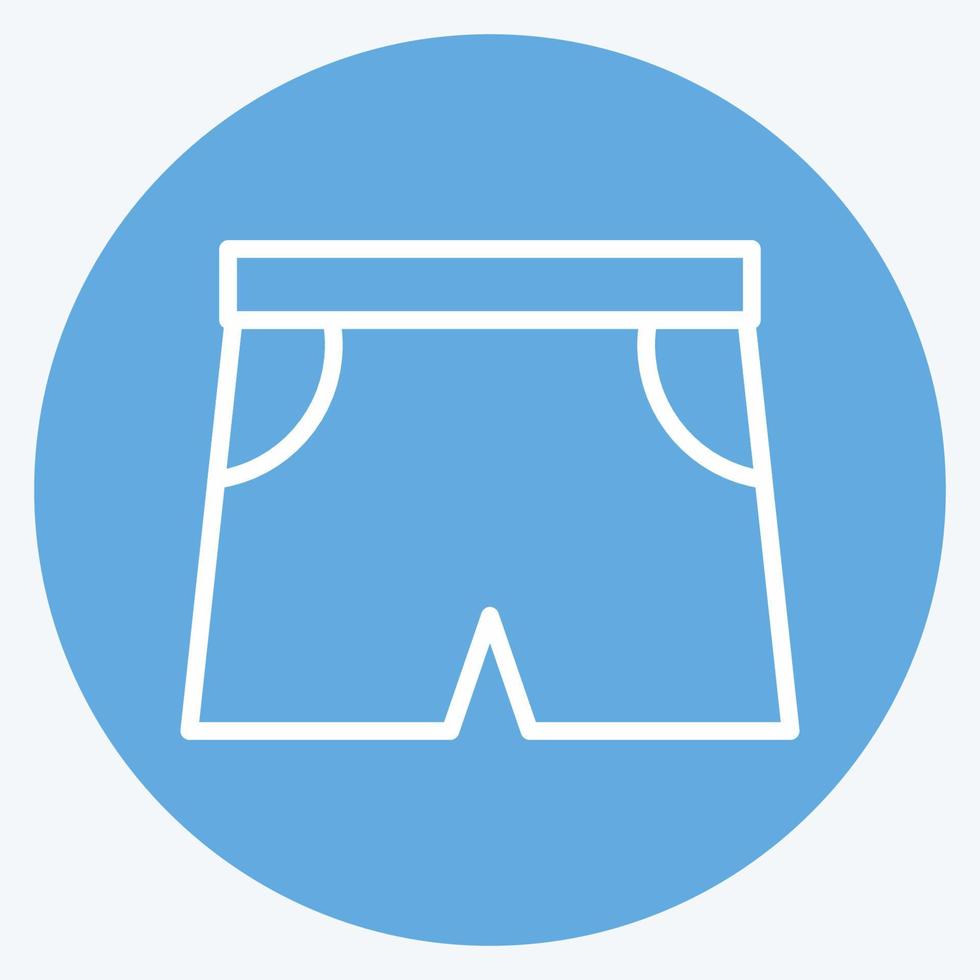 Icon Sports. suitable for Summer symbol. blue eyes style. simple design editable. design template vector. simple illustration vector